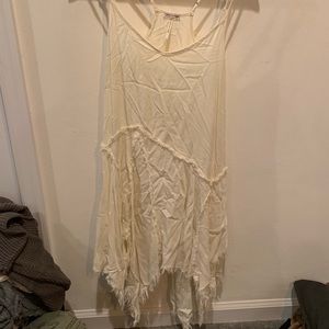 S Cream/white Free People slip